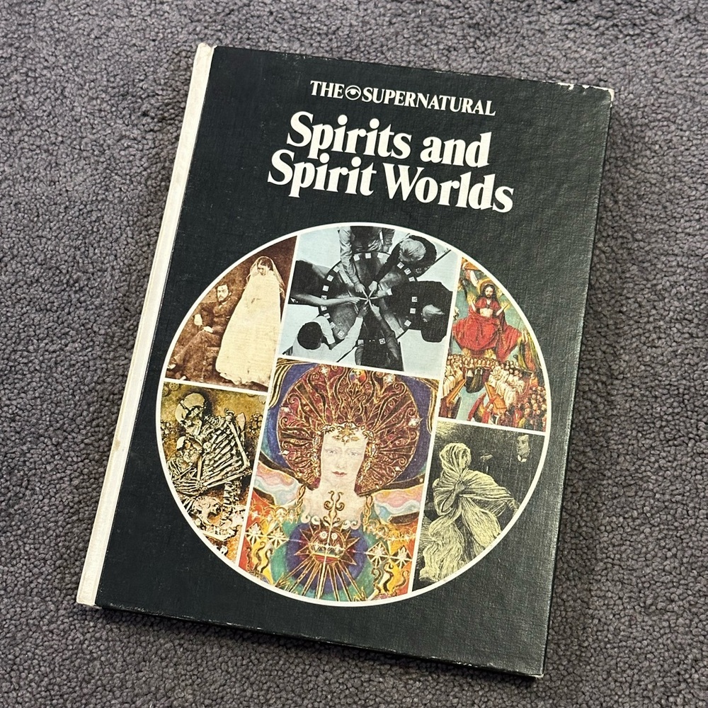 The Supernatural Spirits & Spirit Worlds Book Psychic Wiccan Halloween Book